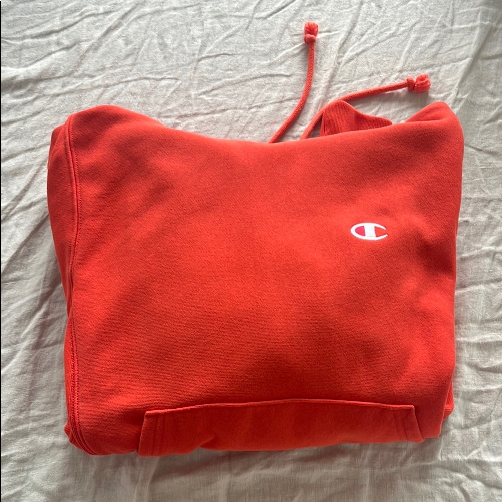 Champion Red/Orange Hoodie